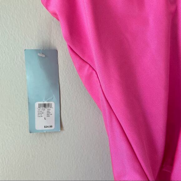 Rue Bleu by Rue21 Hot Pink Weekend Daze One Piece - Picture 6 of 6